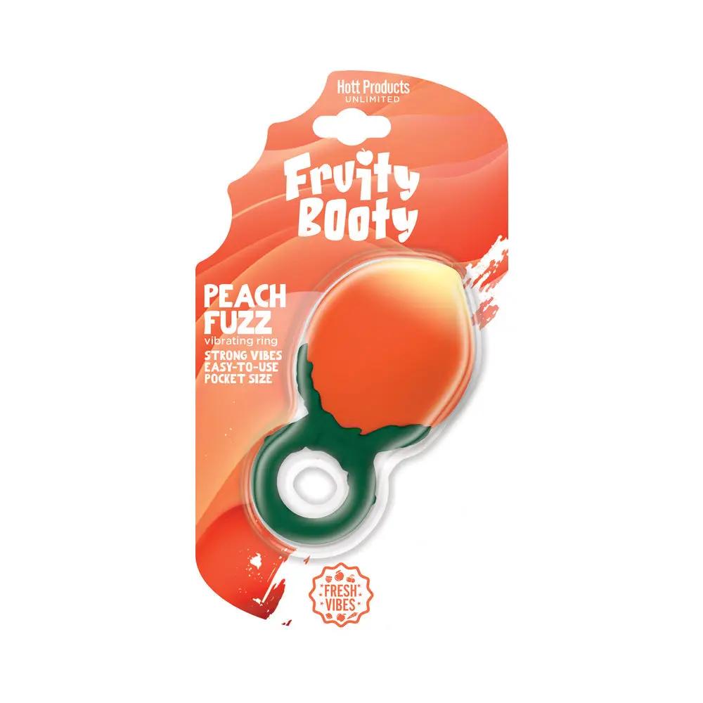 Fruity Booty Peach Fuzz Vibrating Ring by Hott Products