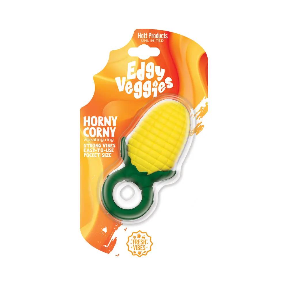 Edgy Veggies Horny Corny Vibrating Ring by Hott Products