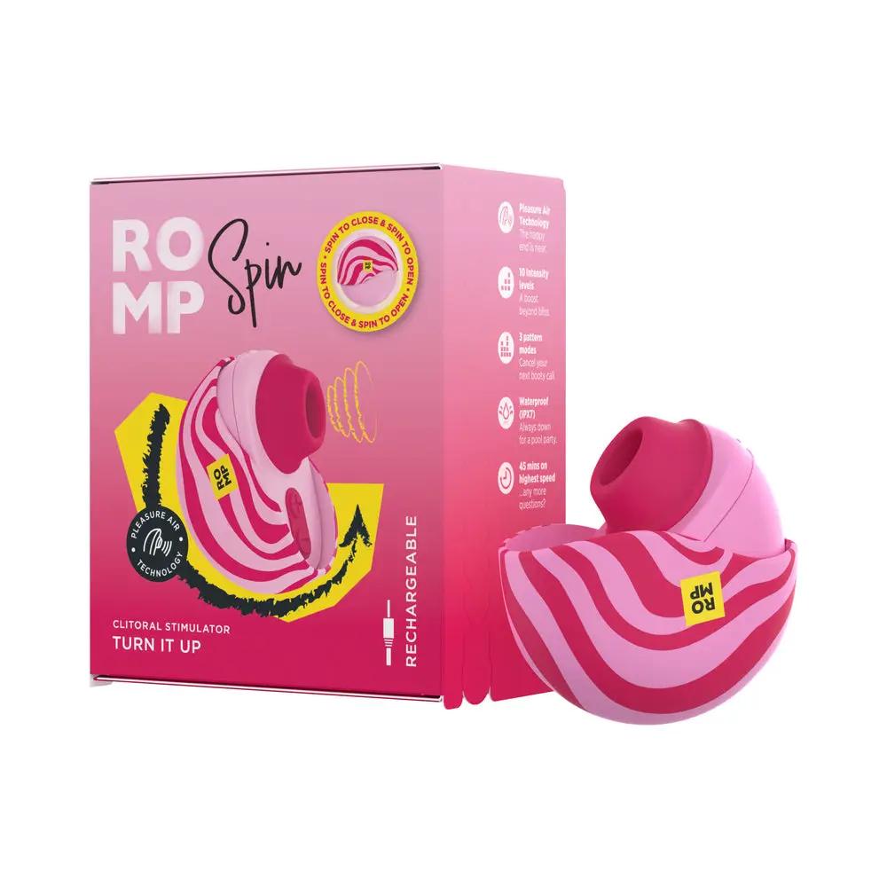 ROMP Spin Travel Rechargeable Clitoral Stimulator by ROMP