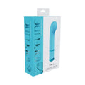 Loveline Cherie Rechargeable Silicone G-Spot Vibrator Blue by Shots