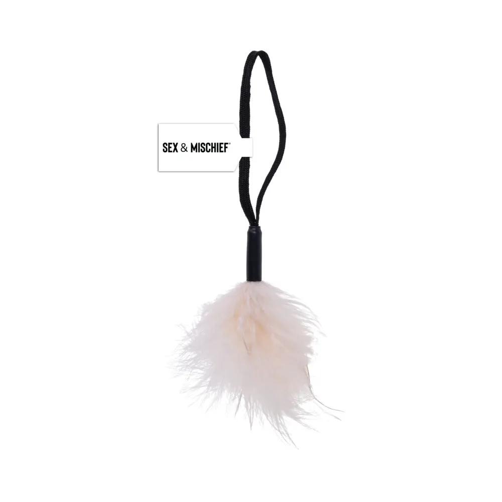 Sportsheets Sex & Mischief Peaches 'n CreaMe Wrist Feather Tickler CreaMe by Sportsheets