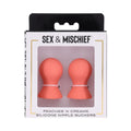 Sportsheets Sex & Mischief Peaches 'n CreaMe Silicone Nipple Suckers by Sportsheets