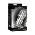 Master Series Dicked Clear Hollow Anal Plug XLarge by XR Brands