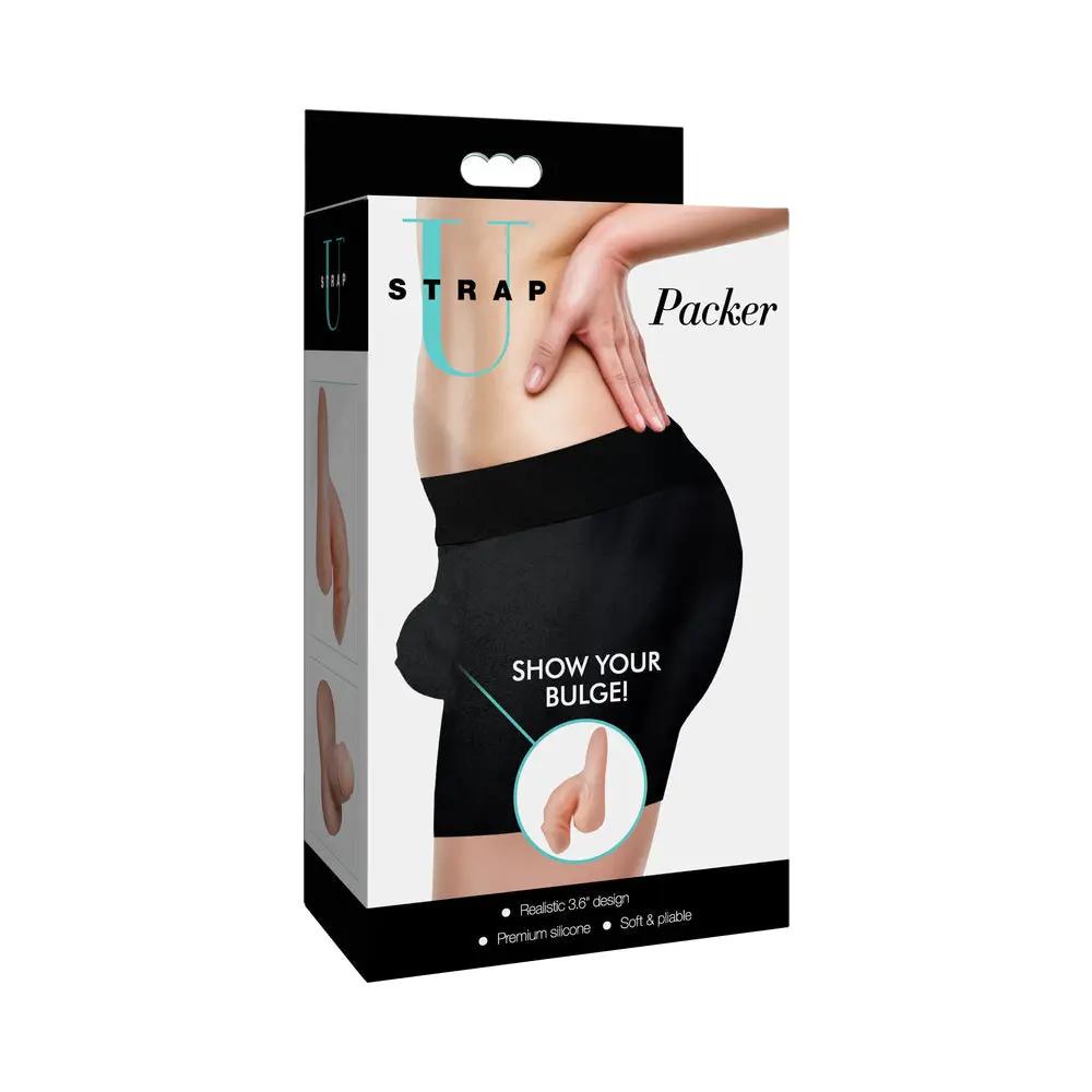 Strap U 3.6 in. Silicone Packer Dildo Light by XR Brands