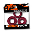 Oxballs Cockpack Multi Design 3-Pack Cherry Lips by Oxballs
