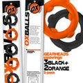 Oxballs Gearheads 5-Pack Spinner Rings Orange/Black by Oxballs