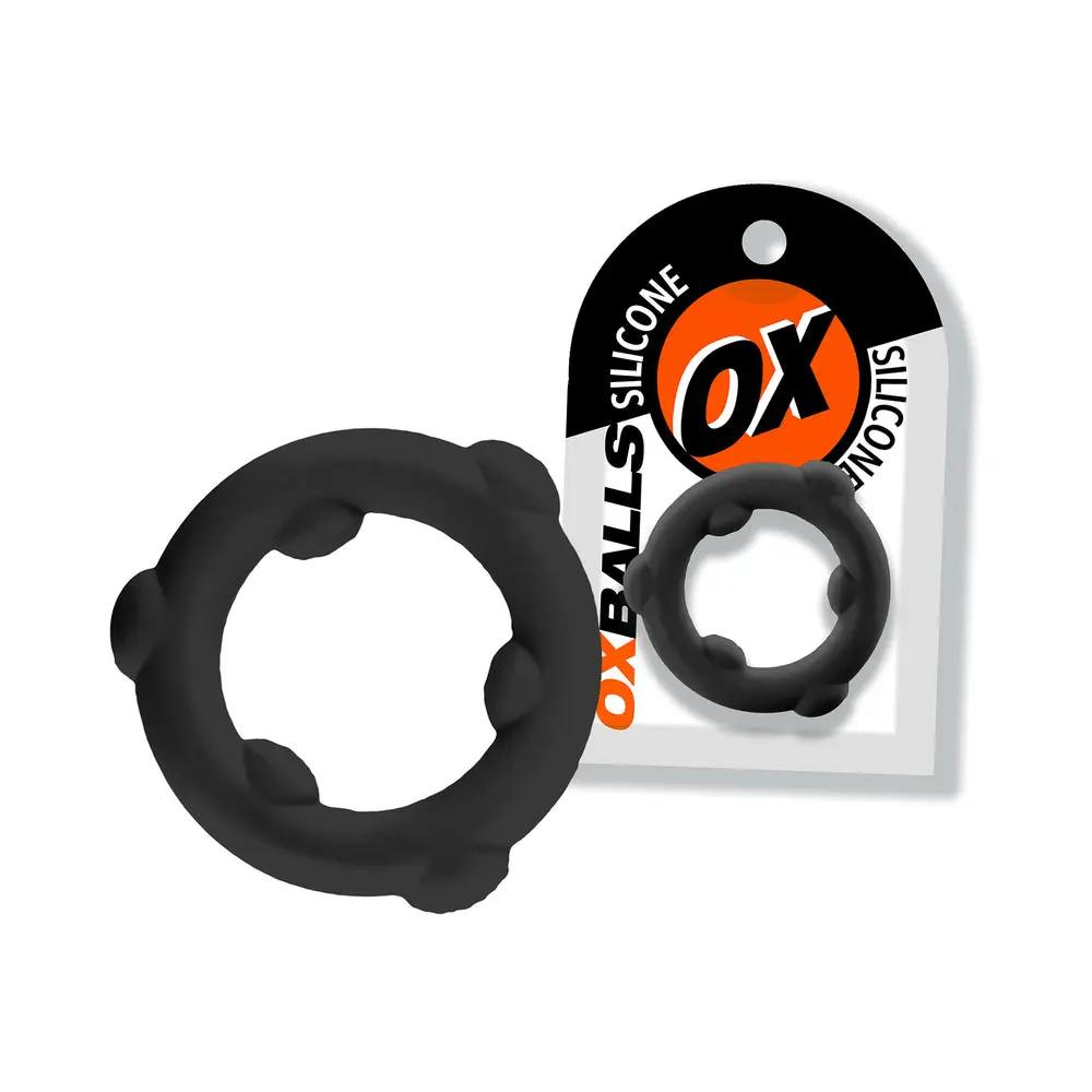 Oxballs Spinner Single Silicone Ring Black by Oxballs