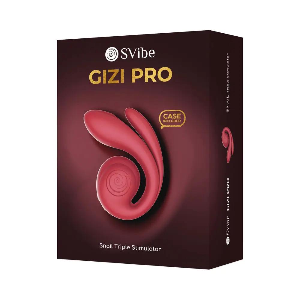 SVibe Snail Gizi Pro Vibrator Bordeaux by SVibe