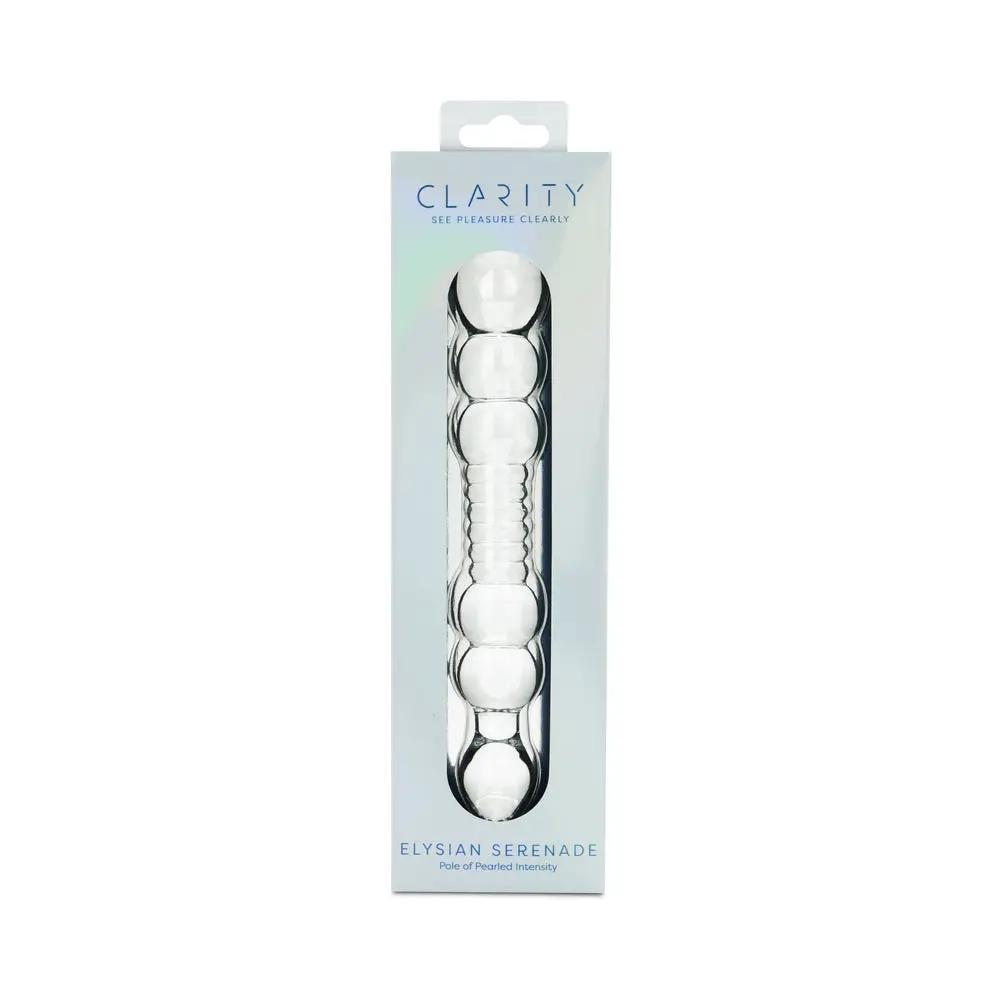 Clarity Elysian Serenade Glass Dildo by Creative Conceptions