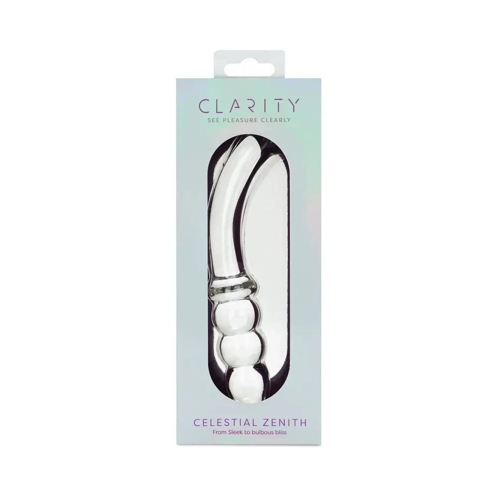 Clarity Celestial Zenith Glass Dildo by Creative Conceptions