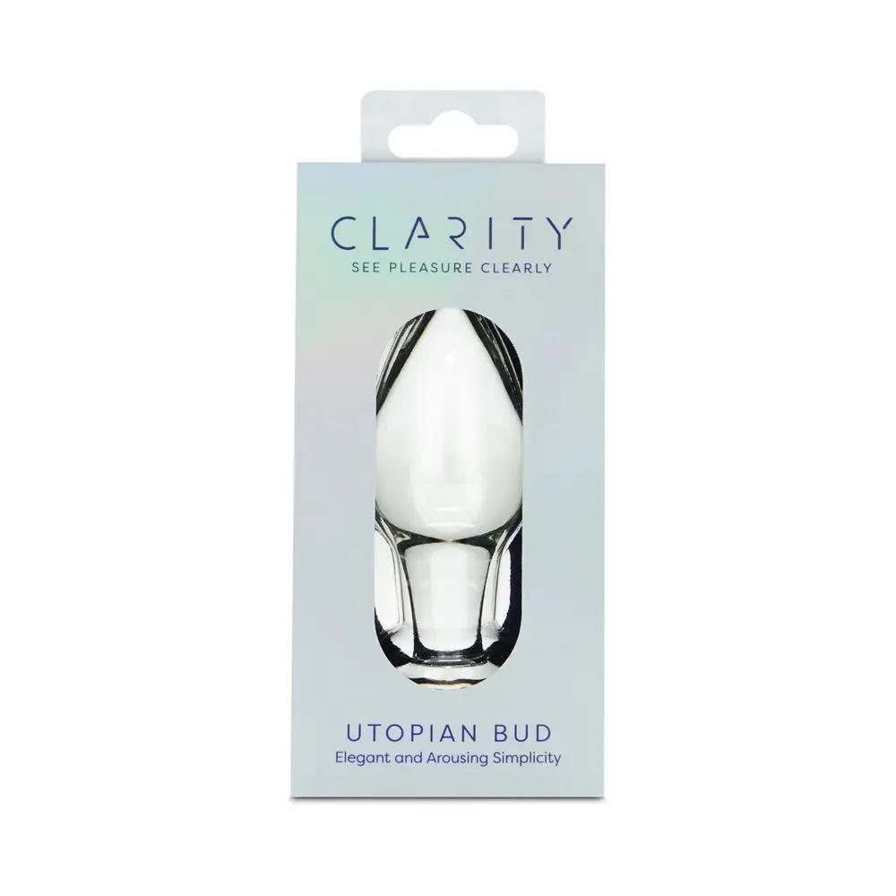 Clarity Utopian Bud Glass Plug by Creative Conceptions
