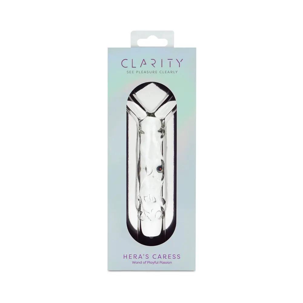 Clarity Hera's Caress Glass Dildo by Creative Conceptions