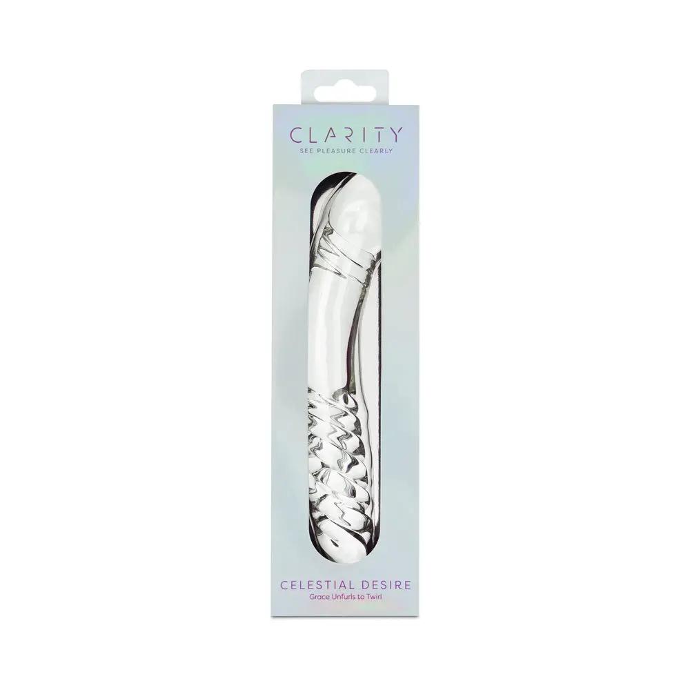 Clarity Celestial Desire Glass Dildo by Creative Conceptions