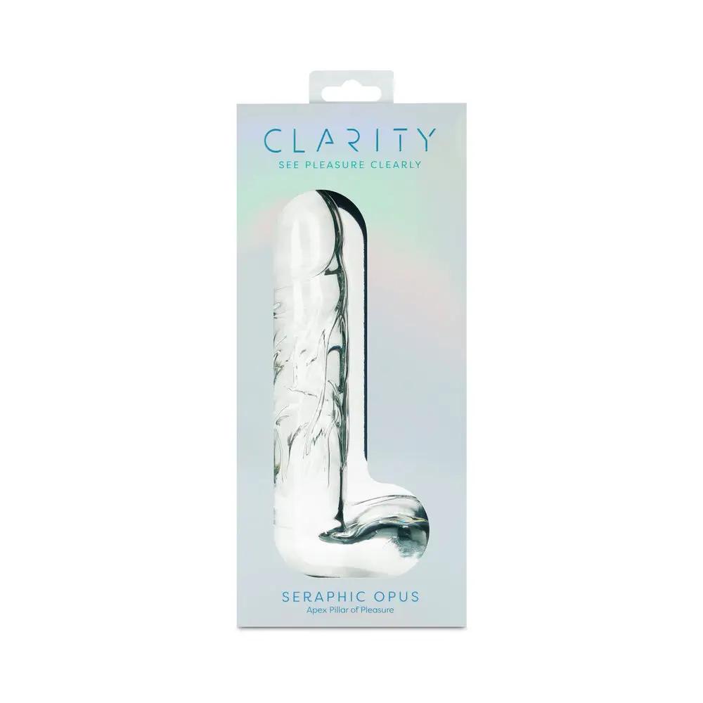 Clarity Seraphic Opus Glass Dildo by Creative Conceptions