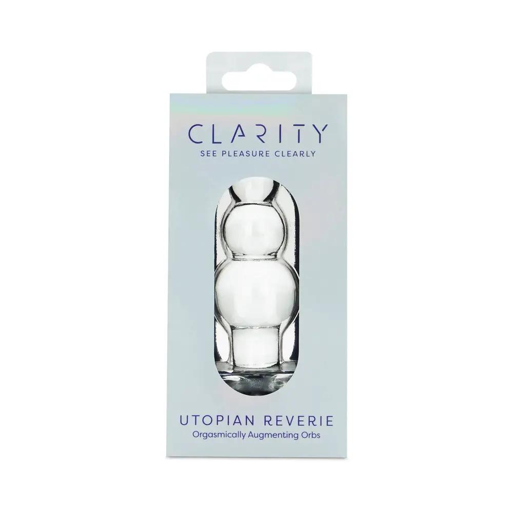 Clarity Utopian Reverie Glass Dildo by Creative Conceptions