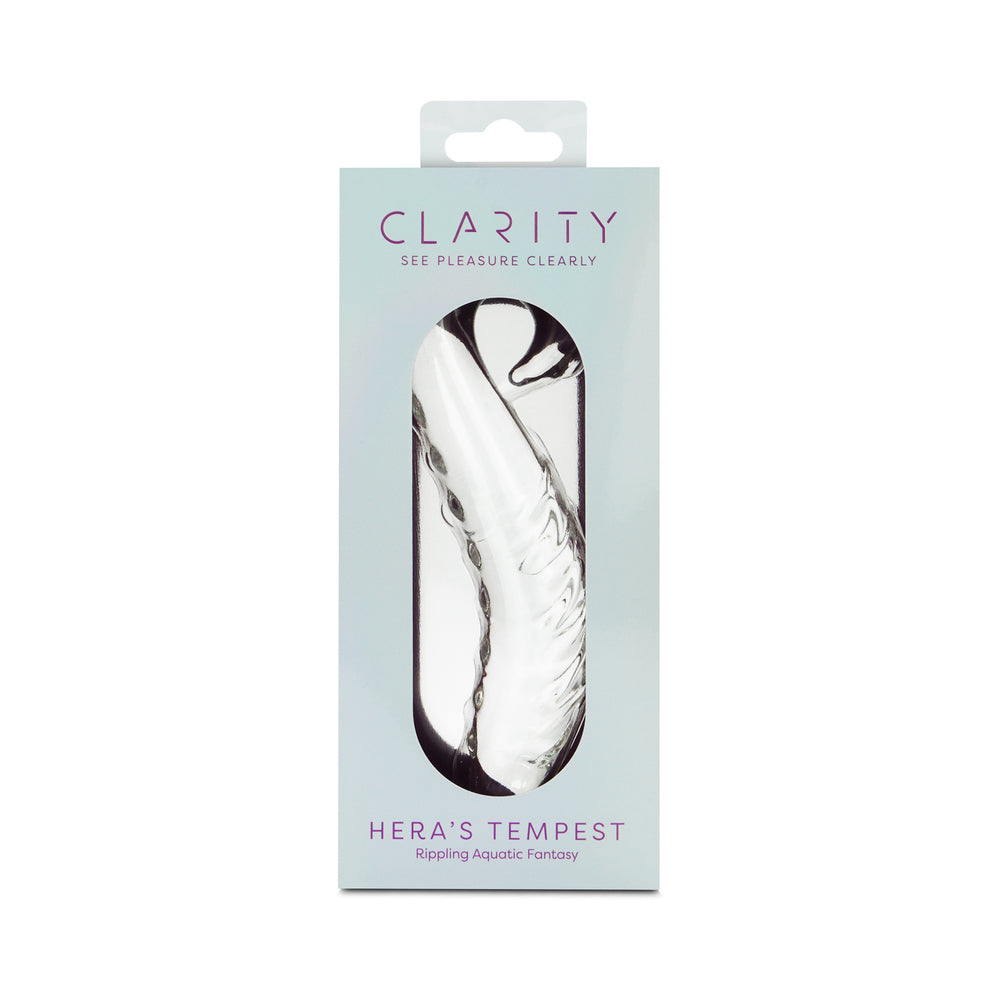 Clarity Hera's Tempest Glass Dildo by Creative Conceptions