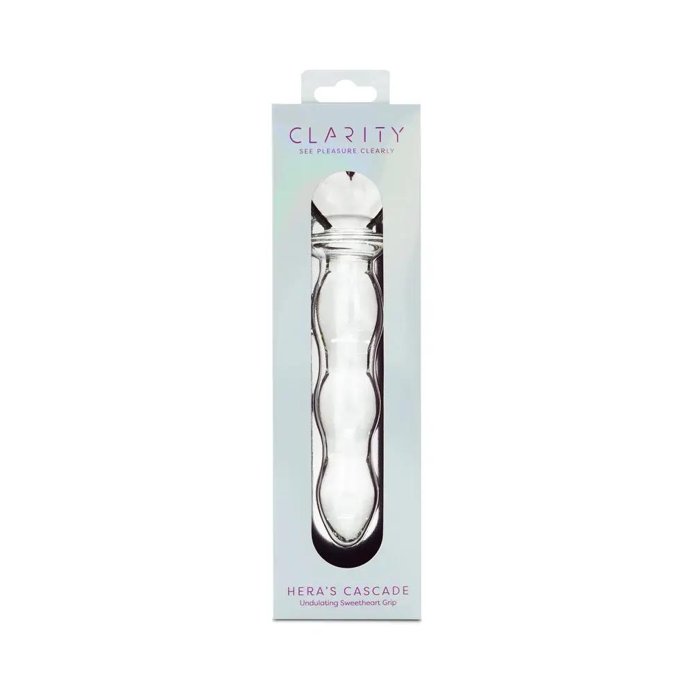 Clarity Hera's Cascade Glass Dildo by Creative Conceptions