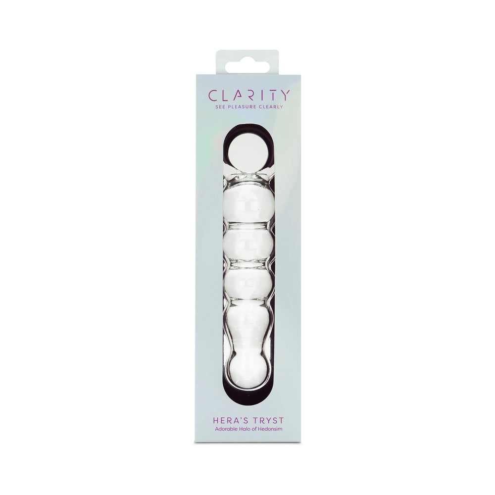 Clarity Hera's Tryst Glass Dildo by Creative Conceptions