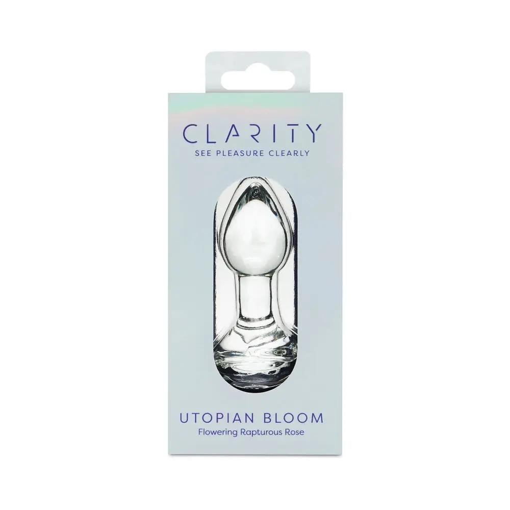 Clarity Utopian Bloom Glass Plug by Creative Conceptions