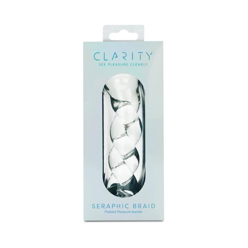 Clarity Seraphic Braid Glass Dildo by Creative Conceptions