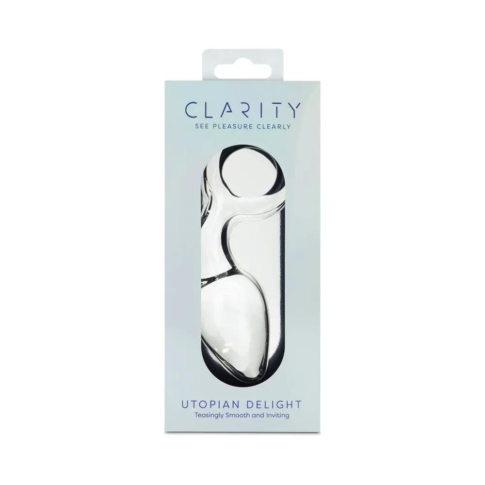 Clarity Utopian Delight Glass Plug by Creative Conceptions