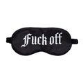 Ouch! Fuck Off Printed Mask Satin Black by Shots