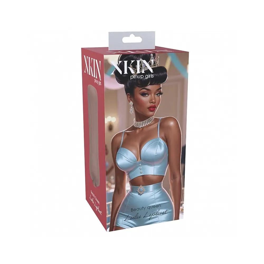 Xkin Pinup Girls Lulu Liplust Stroker Brown by Shots