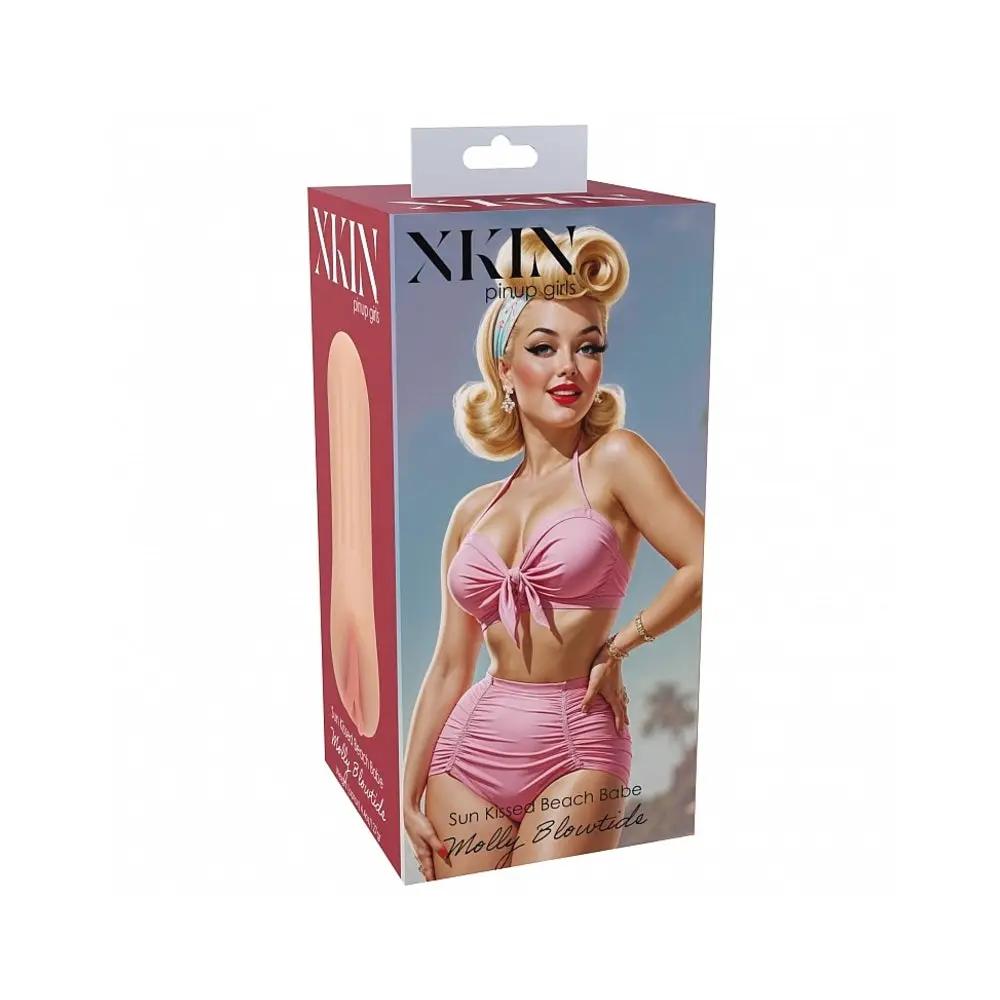 Xkin Pinup Girls Molly Blowtide Stroker Beige by Shots