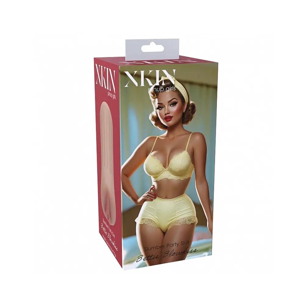 Xkin Pinup Girls Bettie Blowkiss Stroker Tan by Shots