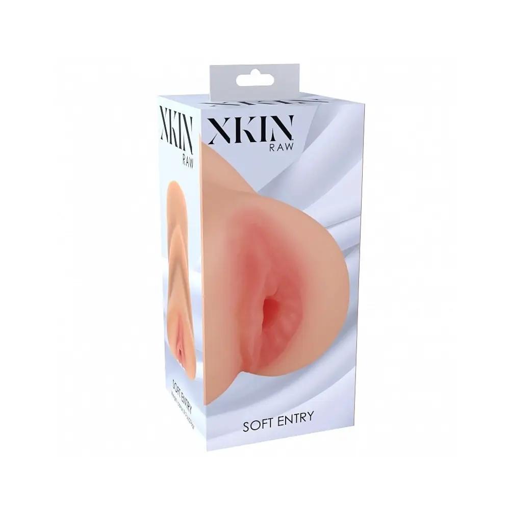 Xkin Raw Soft Entry Stroker Beige by Shots