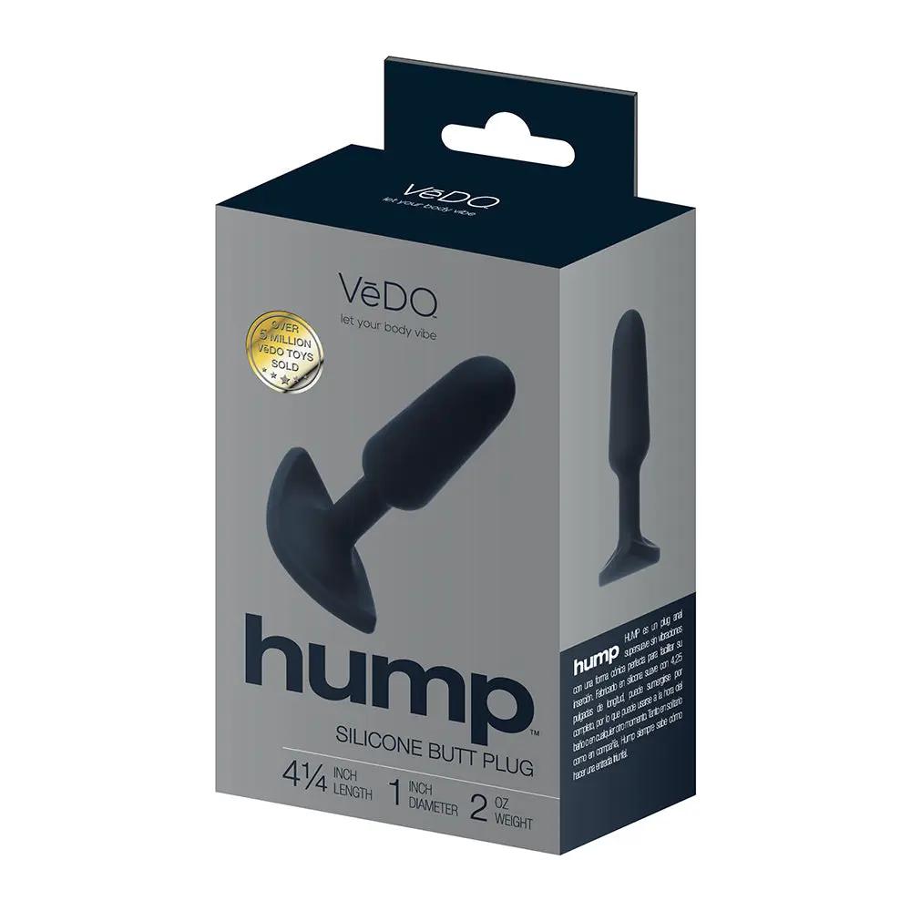 VeDO Hump Silicone Anal Plug Black by VeDO