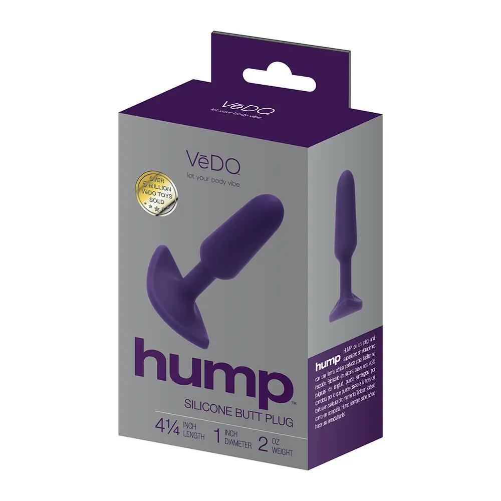 VeDO Hump Silicone Anal Plug Purple by VeDO