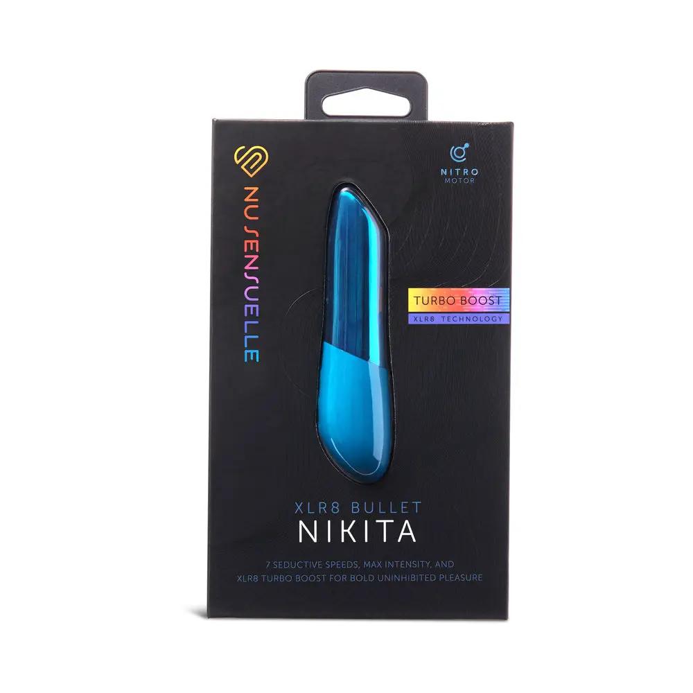 Nu Sensuelle Nikita Bullet with Nitro Motor Deep Turquoise by Nu Sensuelle