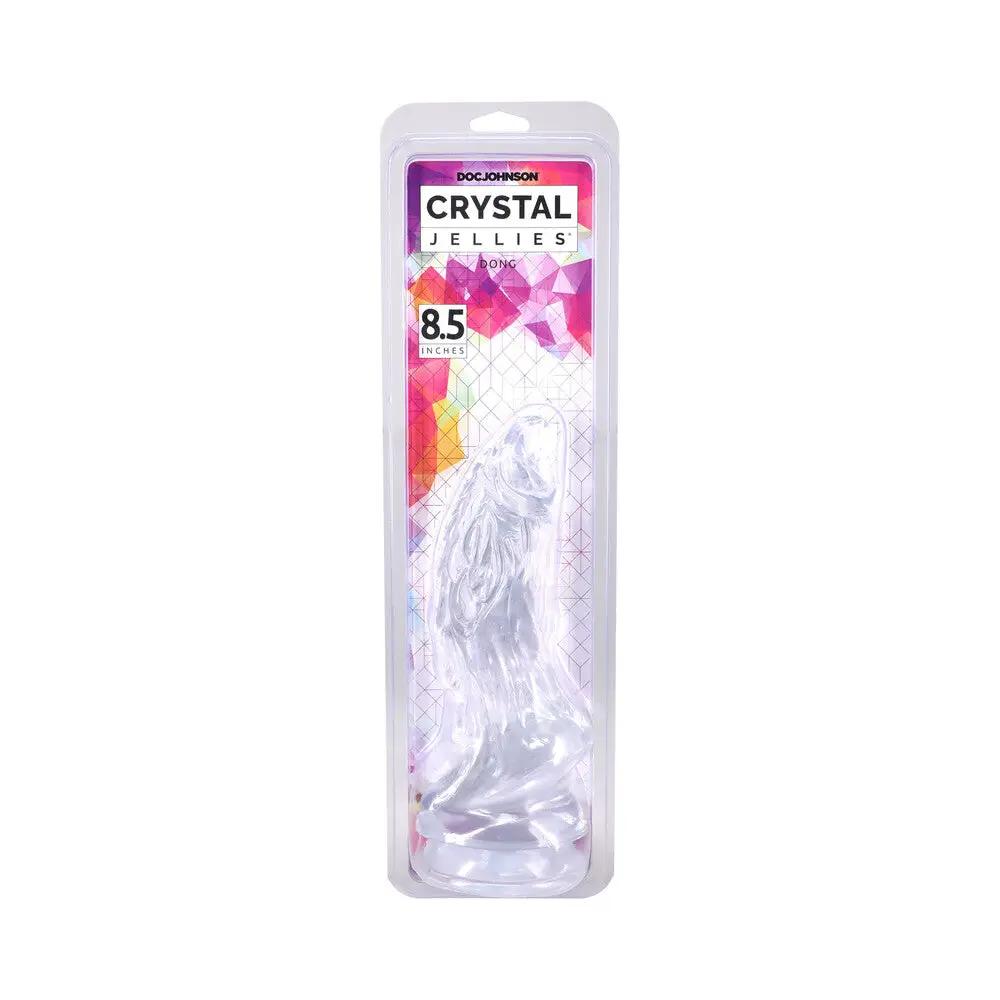 Crystal Jellies Invader 8.5 in. Dildo Clear by Doc Johnson