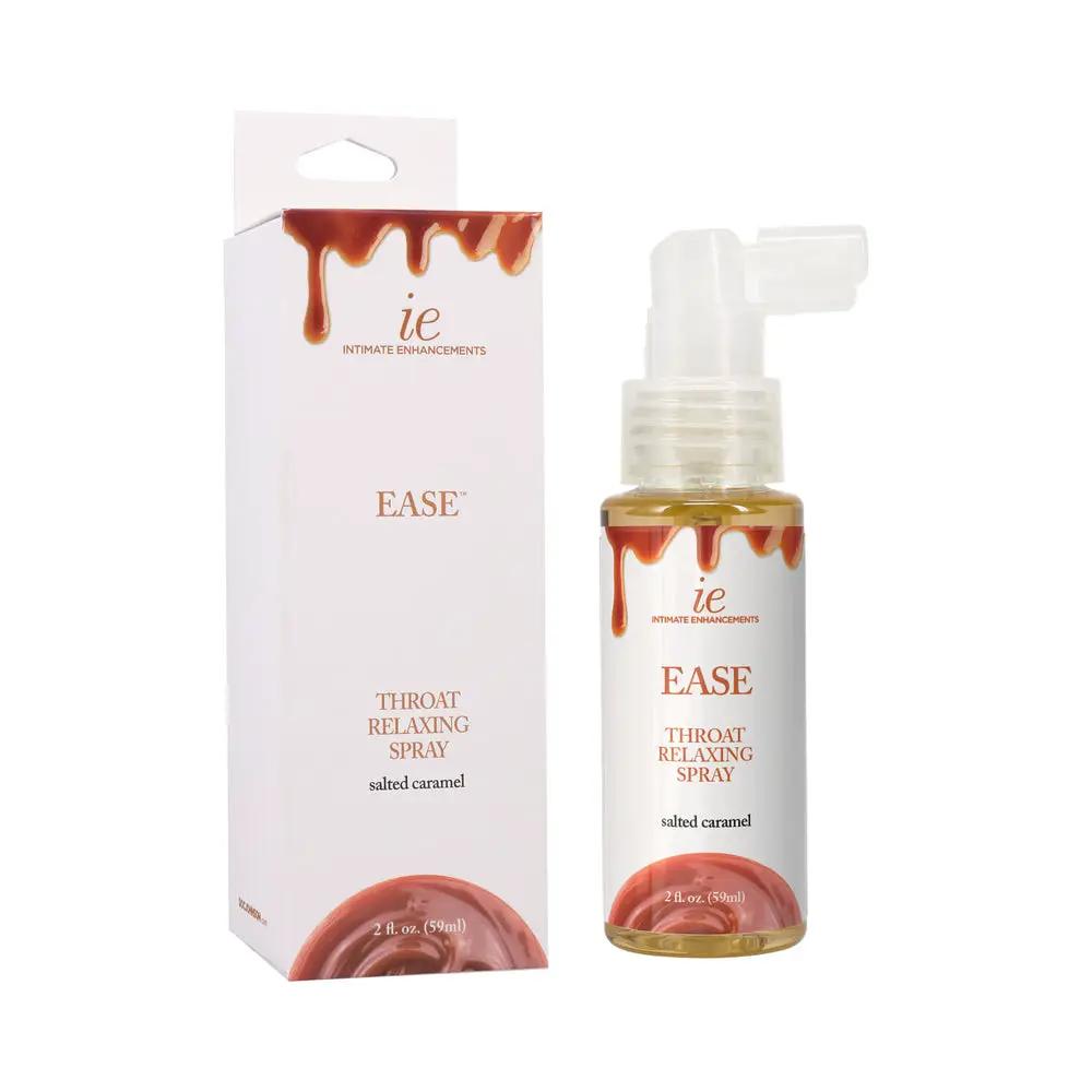 Intimate Enhancements Ease Throat Relaxing Spray Salted Caramel 2 oz. by Doc Johnson