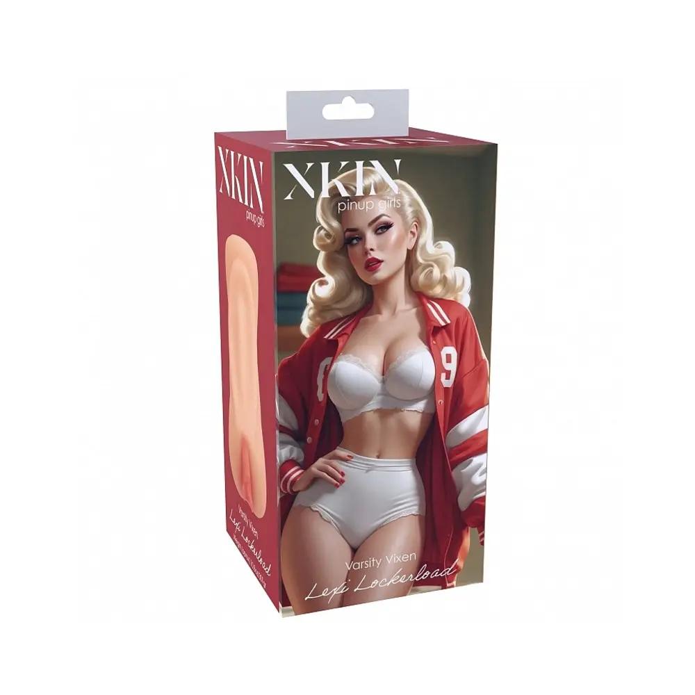 Xkin Pinup Girls Lexi Lockerload Stroker Beige by Shots