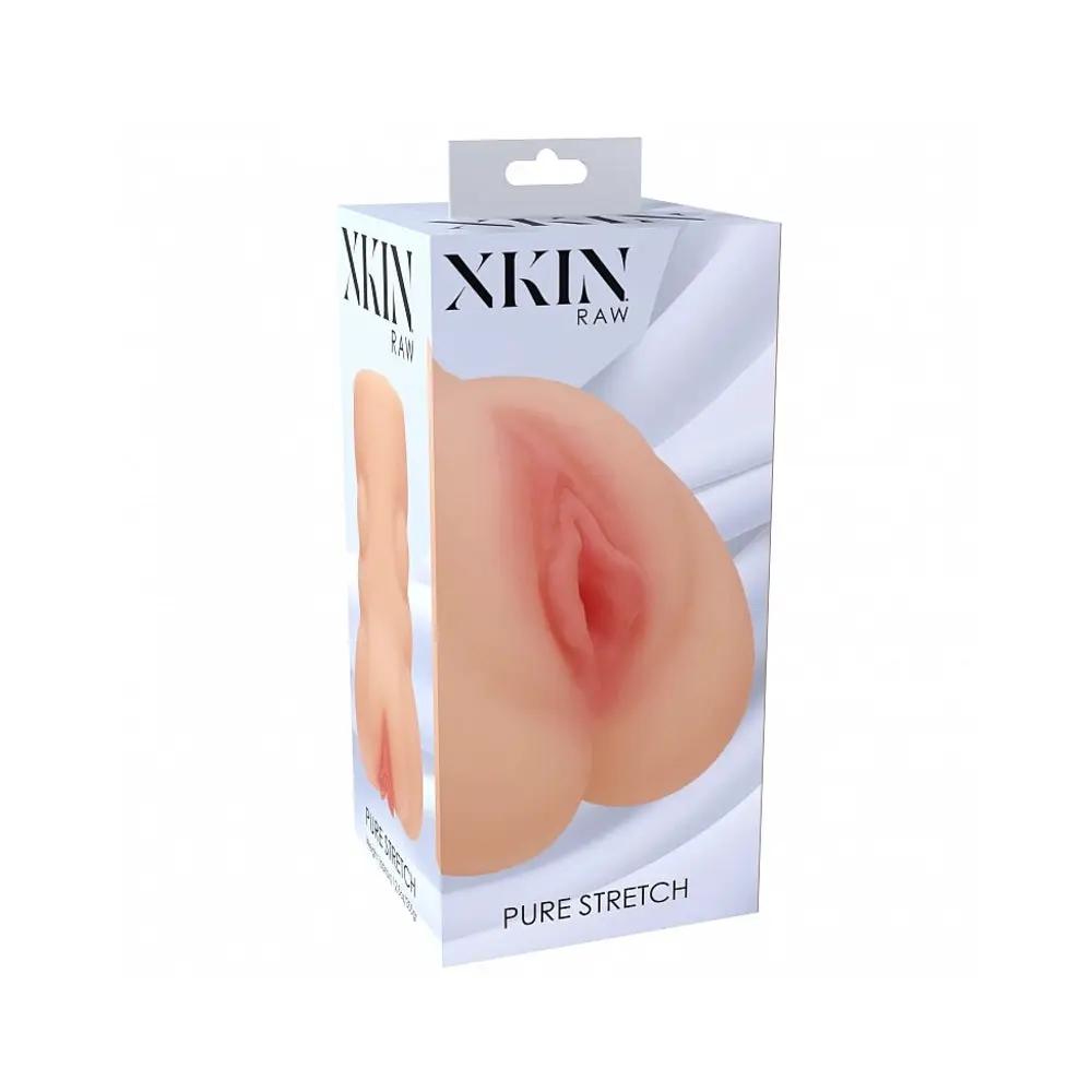 Xkin Raw Pure Stretch Stroker Beige by Shots