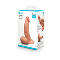 b-Vibe Slipskin Realistic Silicone Dildo 6.5 in. Curved Mocha by b-Vibe