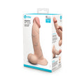 b-Vibe Slipskin Realistic Silicone Dildo 10 in. Curved Cream by b-Vibe