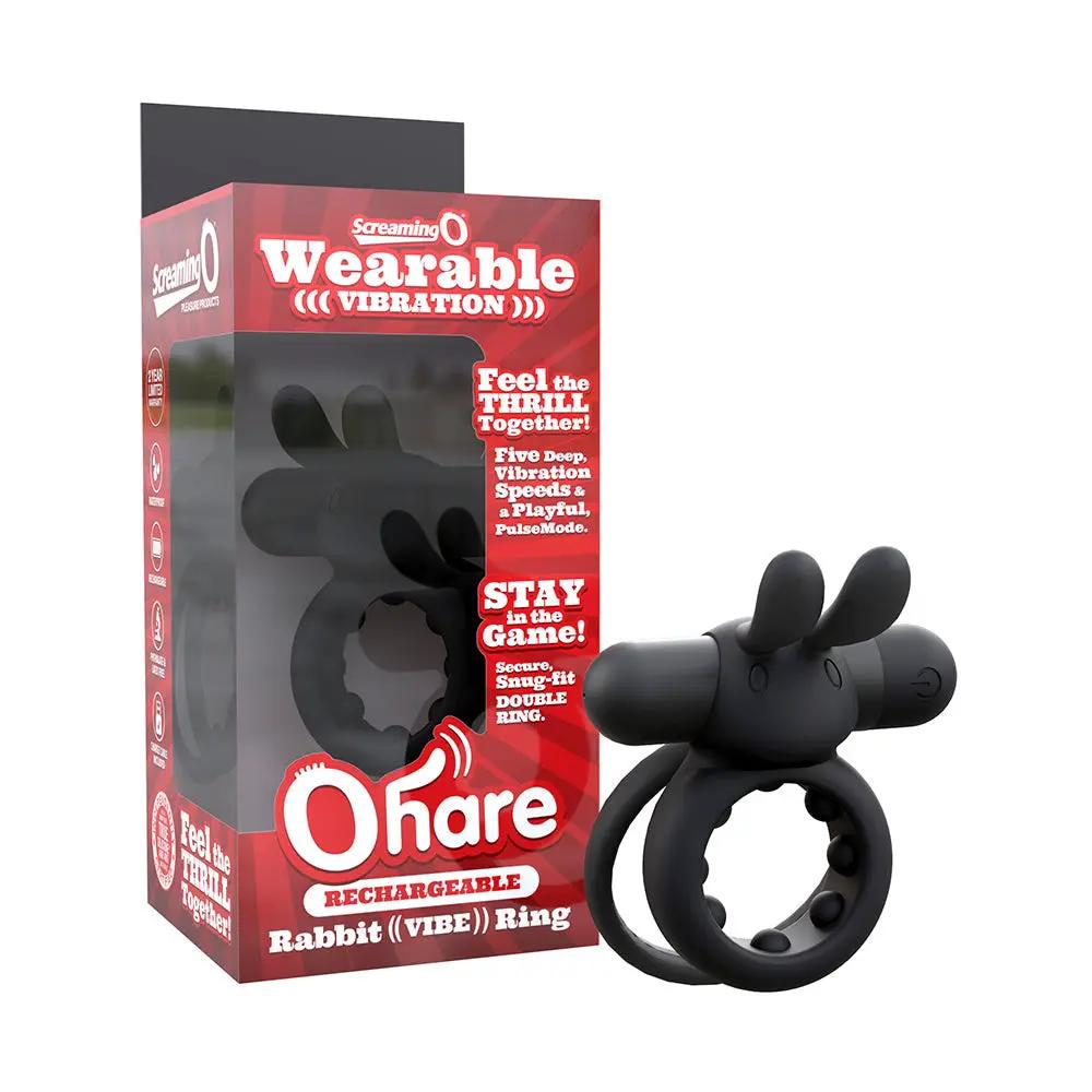 Screaming O Rechargeable Ohare Black by Screaming O