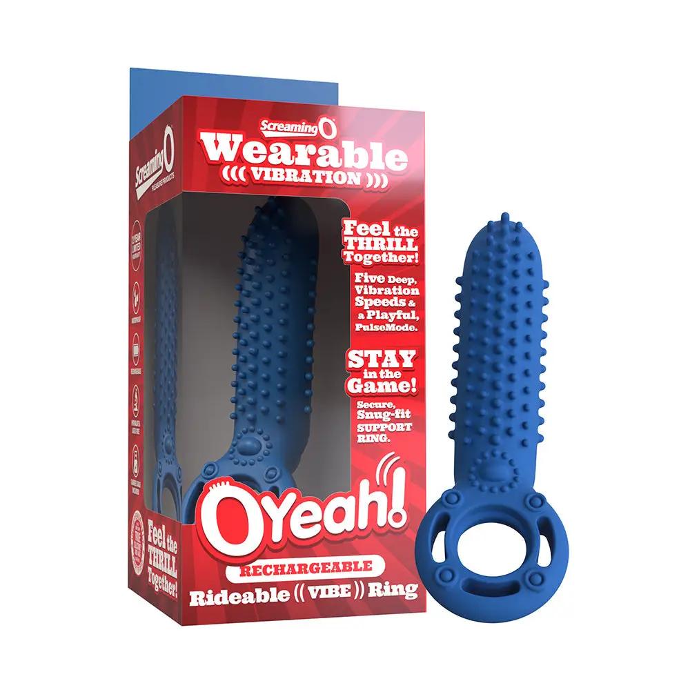 Screaming O Rechargeable O Yeah Silicone Blue by Screaming O