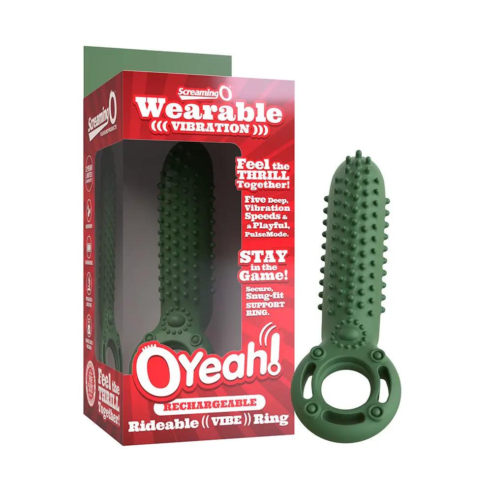 Screaming O Rechargeable O Yeah Silicone Green by Screaming O