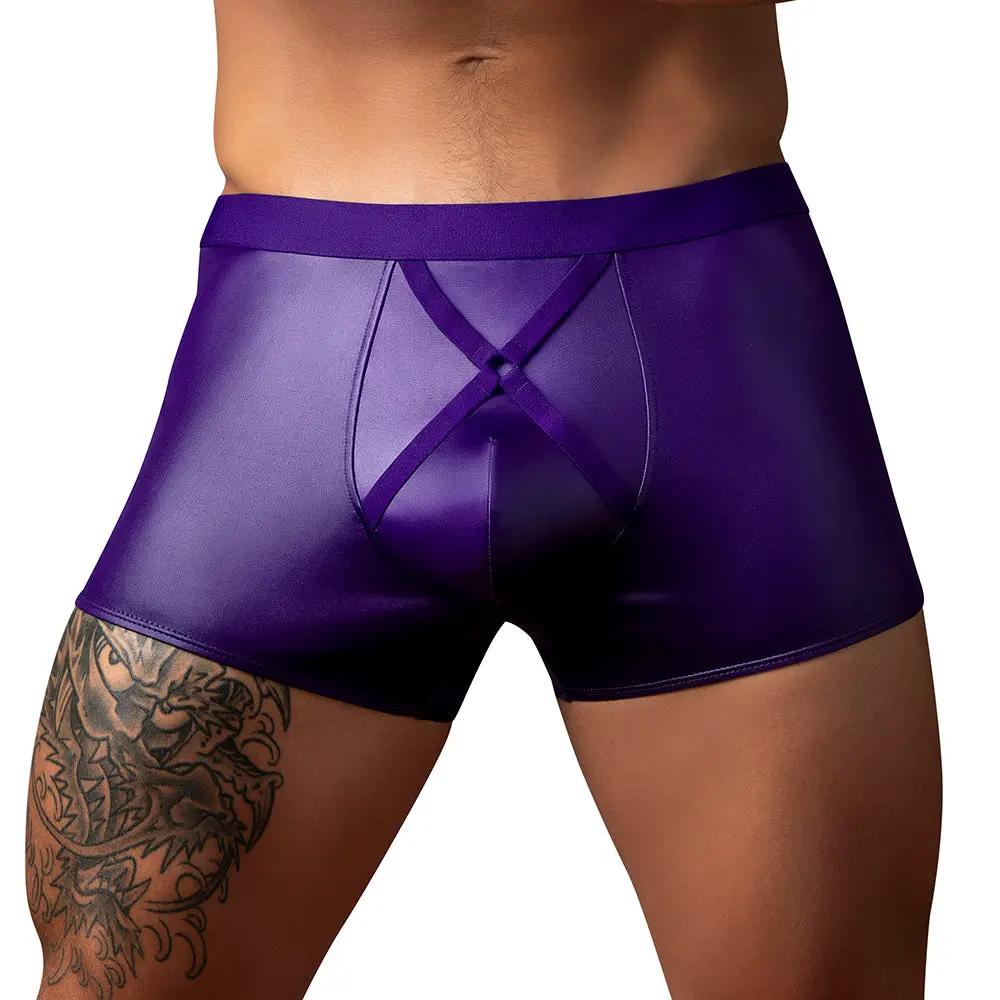 Male Power Eggplant Crossover Short Plum M by Male Power