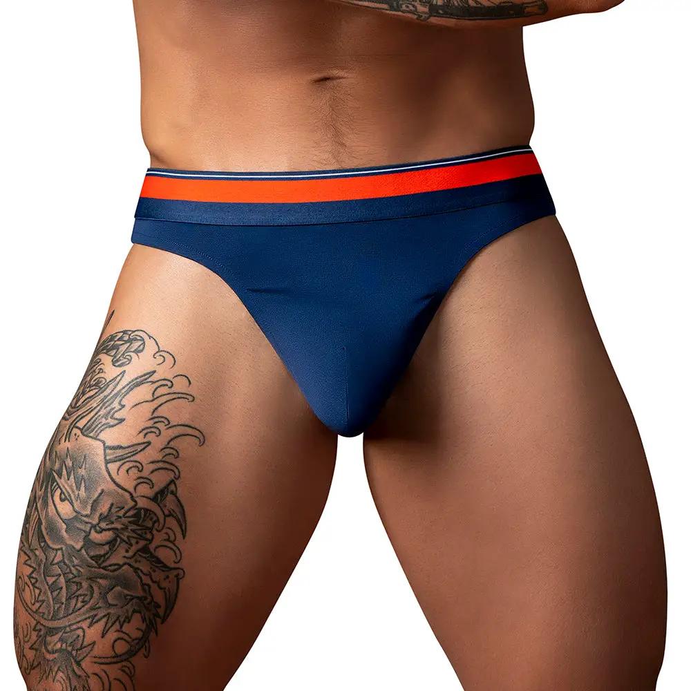 Male Power Soo Comfy Thong Navy L/XL by Male Power
