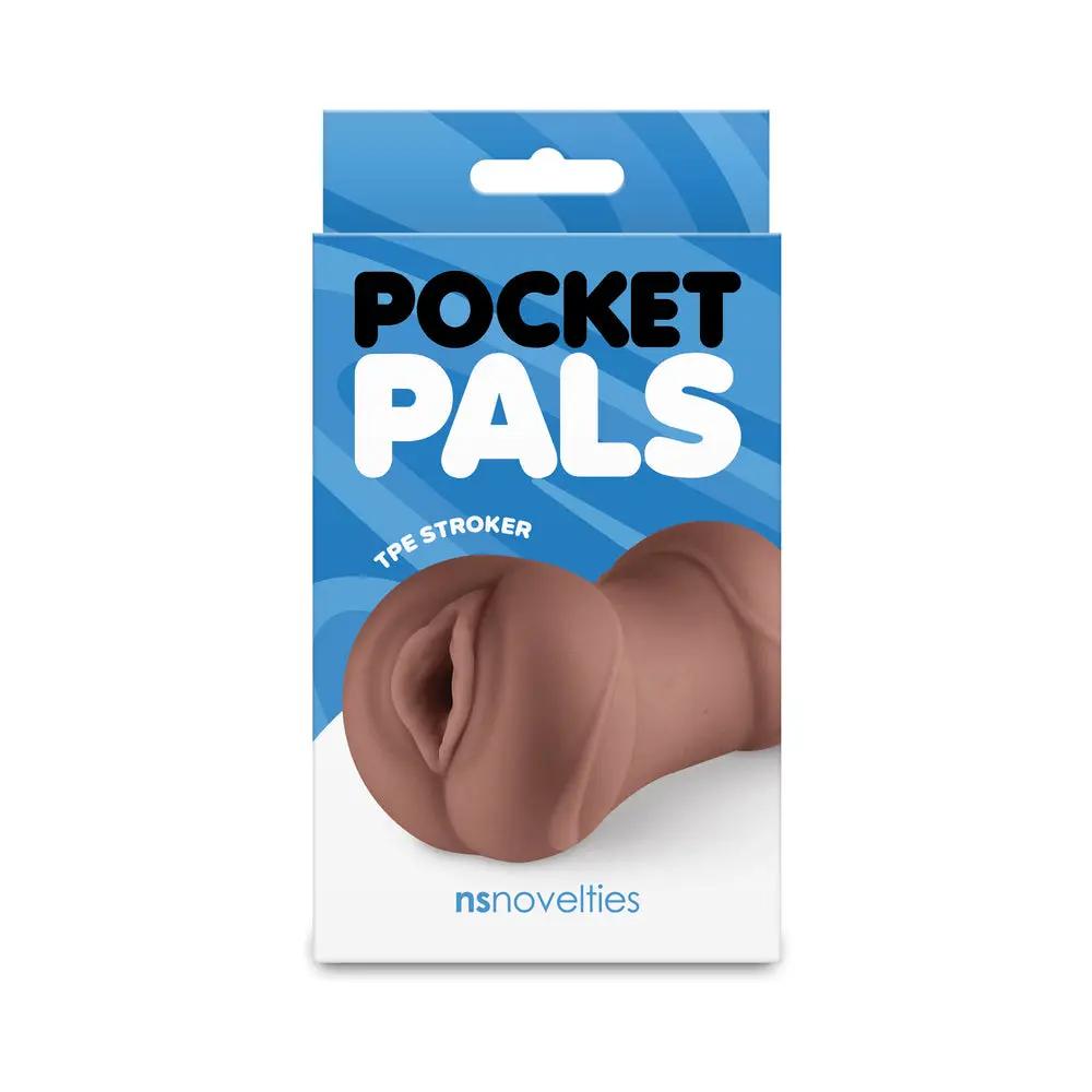 Pocket Pals Vagina Stroker Brown by NS Novelties