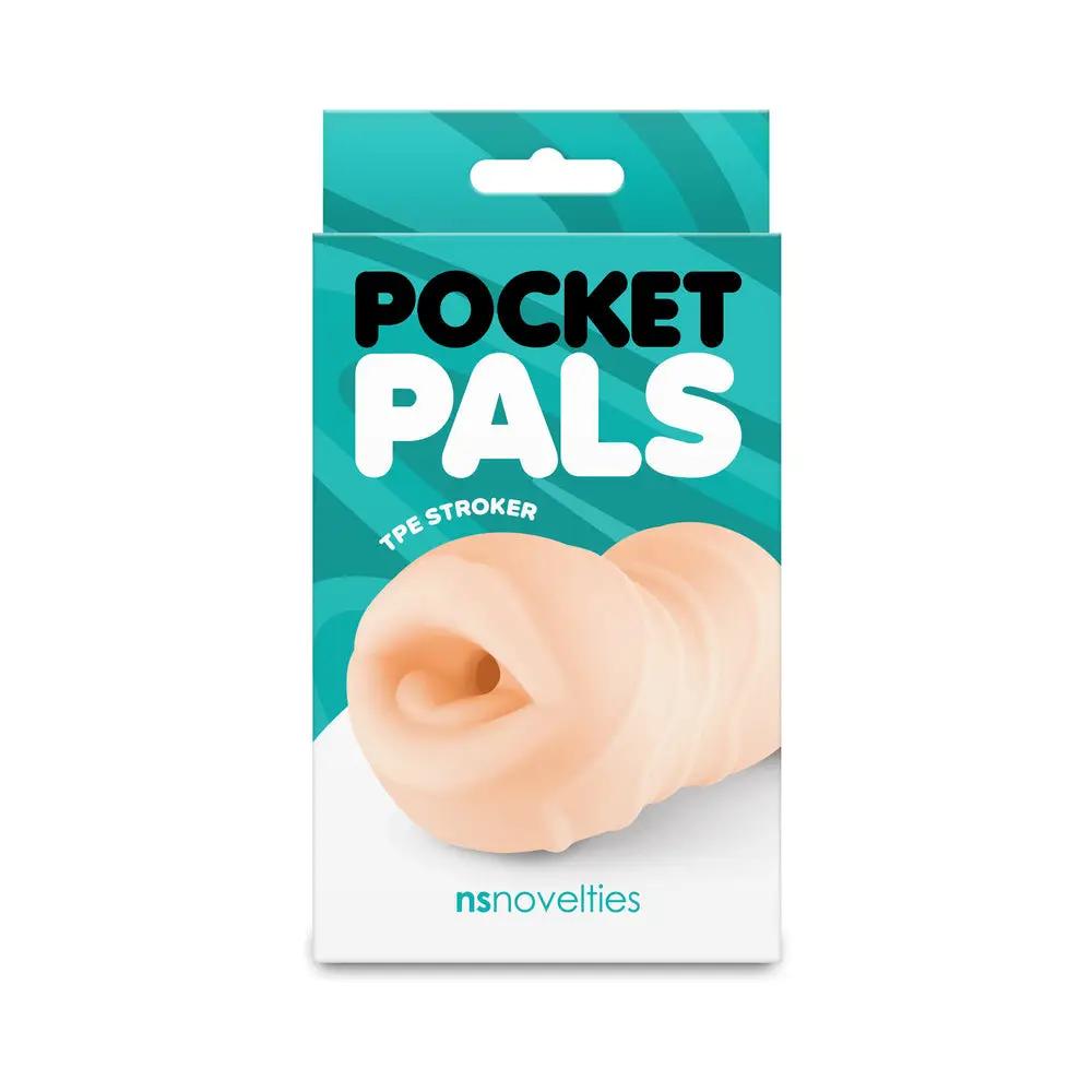 Pocket Pals Mouth Stroker Beige by NS Novelties