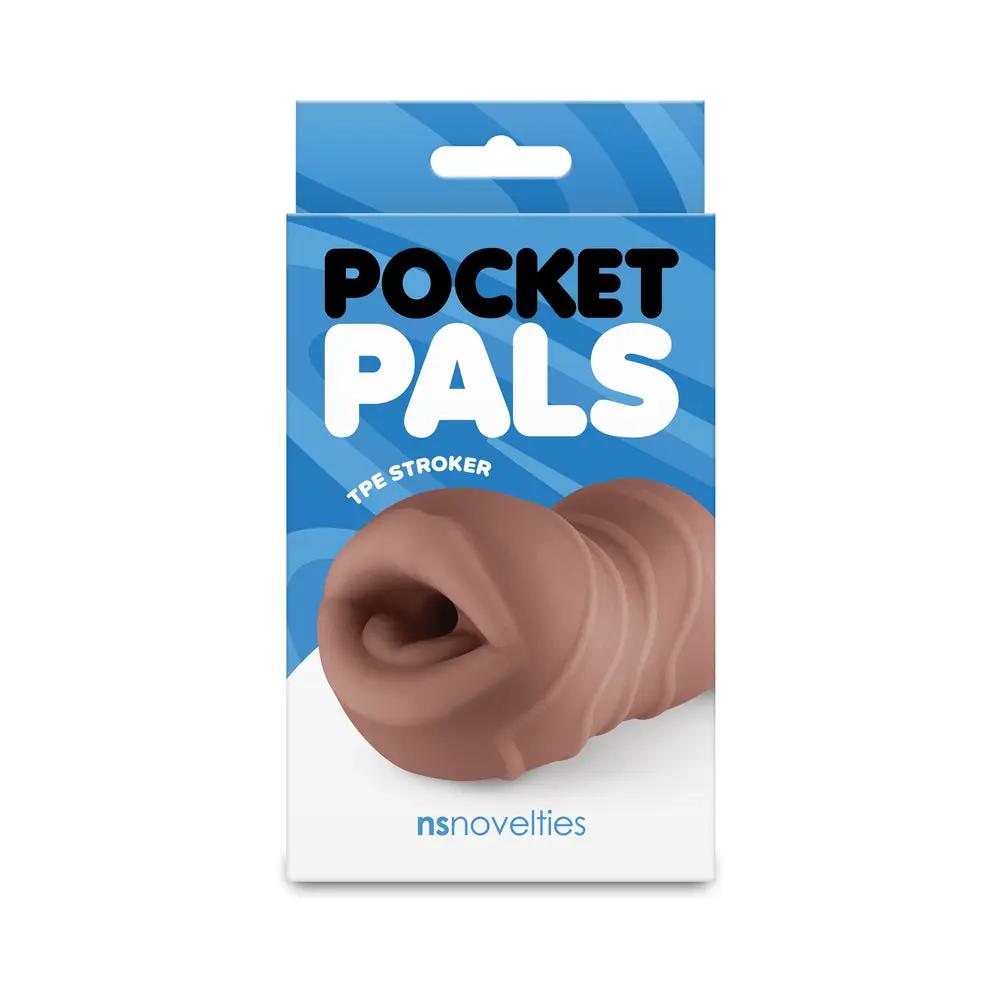Pocket Pals Mouth Stroker Brown by NS Novelties