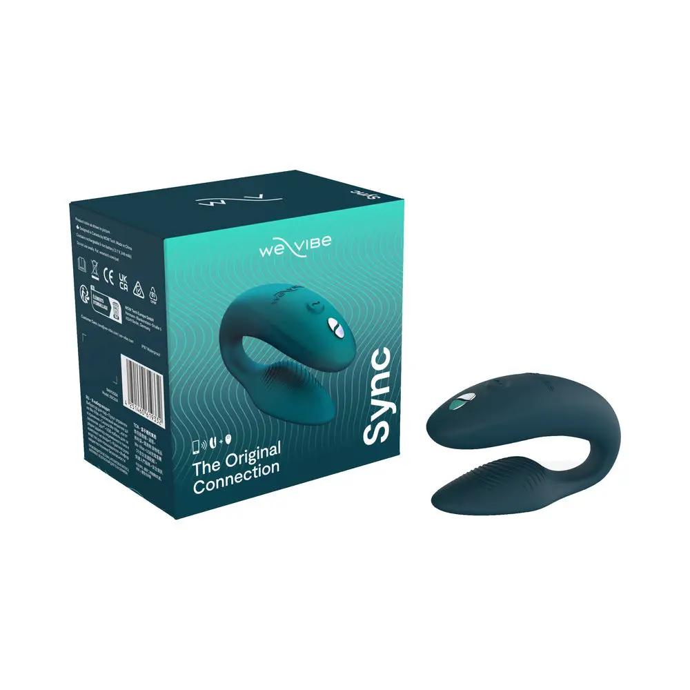 We-Vibe Sync 2 Rechargeable Remote Control Couples Vibrator Green Velvet by We-Vibe