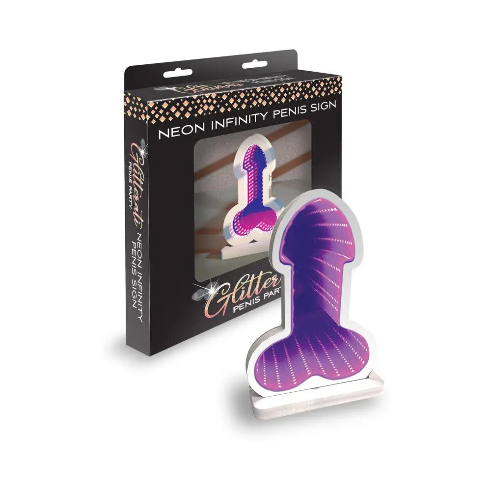 Glitterati Infinity Penis LED Light by Little Genie