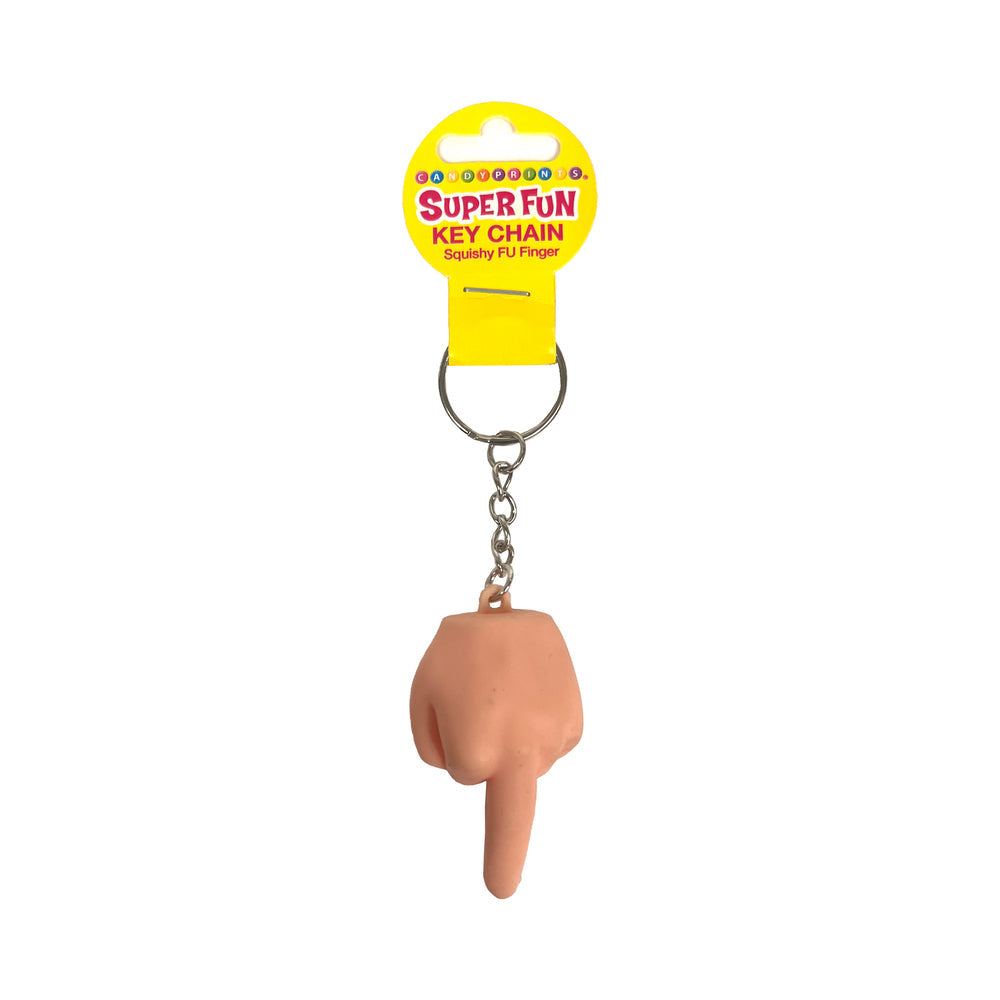 Last Fuck Squishy F-U Finger Key Chain